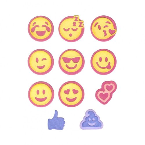 Sizzix - Thinlits Die - Emojis