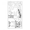 Sizzix - Clear Acrylic Stamps - Hoppy Easter