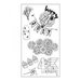 Sizzix - Clear Acrylic Stamps - Fireworks and Sparklers