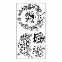 Sizzix - Interchangeable Clear Acrylic Stamps - Land That I Love