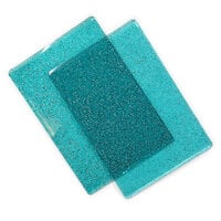 Sizzix - Cutting Pads - Standard - 1 Pair - Ocean Blue with Glitter