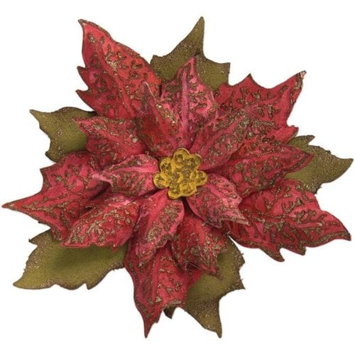 Alterations Tattered Poinsettia  Tim Holtz