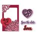 Sizzix - Picture This Collection - Framelits Die with Clear Acrylic Stamp Set - Photo Frame, Lovely
