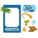 Sizzix - Picture This Collection - Framelits Die with Clear Acrylic Stamp Set - Photo Frame, Travel