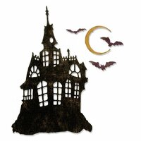 Sizzix - Tim Holtz - Alterations Collection - Halloween - Thinlits Die - Haunted House