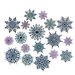 Sizzix - Tim Holtz - Alterations Collection - Framelits Dies - Swirly Snowflakes