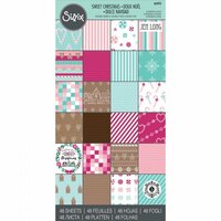 Sizzix - Sweet Christmas Collection - 6 x 12 Cardstock Pad