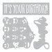 Sizzix - Impresslits - Embossing Folder - Birthday Smiles