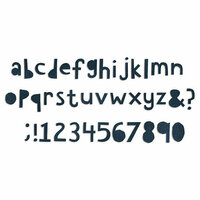 Sizzix - Tim Holtz - Alterations Collection - Bigz XL Alphabet Die - Cutout Lower