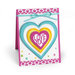 Sizzix - Cards That Wow Collection - Framelits Die - Hearts, Dotted