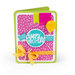 Sizzix - More Cards That Wow Collection - Framelits Die - Card, Rounded with Circle Drop-ins