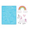 Sizzix - Thinlits Die and Embossing Folder - Unicorn and Rainbows