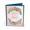 Sizzix - Bloom and Blossom Collection - Framelits Die with Clear Acrylic Stamp Set - Thanks a Bunch 2