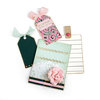 Sizzix - Book Club Collection - Framelits Die - Credit Card Sleeve and Tags