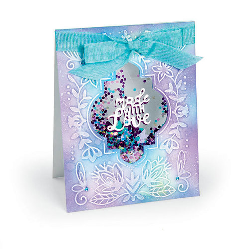 Sizzix - Impresslits - Embossing Folder - Made with Love
