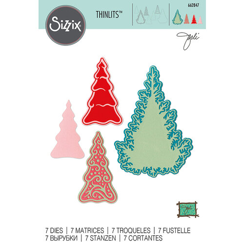 Sizzix - Thinlits Die - Fairy Set Background Trees
