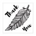 Sizzix - Framelits Die with Clear Acrylic Stamp Set - Decorative Feather