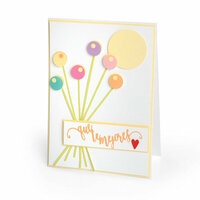 Sizzix - Celebrating Life Collection - Thinlits Die - Que Te Mejores