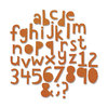 Sizzix - Tim Holtz - Alterations Collection - Thinlits Die - Alphanumeric, Cutout Lower