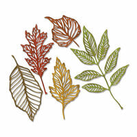 Sizzix - Tim Holtz - Alterations Collection - Thinlits Dies - Skeleton Leaves