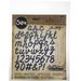 Sizzix - Tim Holtz - Alterations Collection - Thinlits Die - Cutout Script