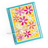 Sizzix - Cards That Wow Collection - Framelits Die - Card, Flowers Drop-ins