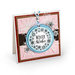 Sizzix - Holiday Blessings Collection - Framelits Die with Clear Acrylic Stamp Set - Snowflake Wreath