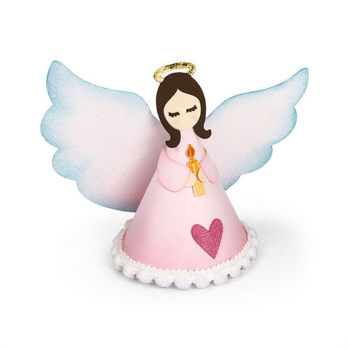 Sizzix - Holiday Blessings Collection - Thinlits Die - Angel, 3D