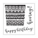 Sizzix - Sending Love Collection - Framelits Die with Clear Acrylic Stamp Set - Birthday Gift