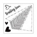 Sizzix - Sending Love Collection - Framelits Die with Clear Acrylic Stamp Set - Paper Airplane Love