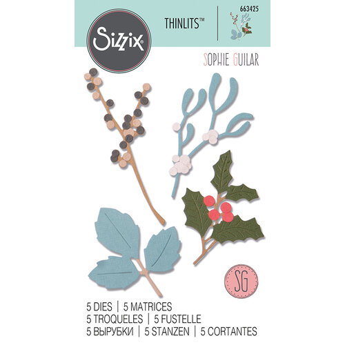 Sizzix - Thinlits Die - Winter Leaves