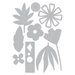Sizzix - Thinlits Die - Free Style Florals