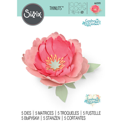 Sizzix - Thinlits Dies - Peony