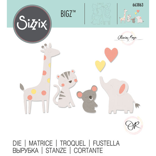 Sizzix - Bigz Dies - Zoo Friends