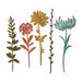 Sizzix - Tim Holtz - Alterations Collection - Thinlits Dies - Wildflower Stems 1