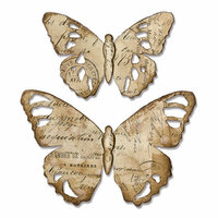 Sizzix - Tim Holtz - Alterations Collection - Bigz Dies - Tattered Butterfly