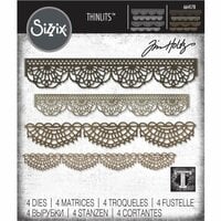 Sizzix - Tim Holtz - Alterations Collection - Thinlits Dies - Crochet