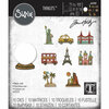 Sizzix - Tim Holtz - Alterations Collection - Thinlits Die - Tiny Travel Globe