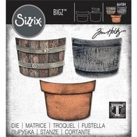 Sizzix - Tim Holtz - Alterations Collection - Bigz Dies - Potted