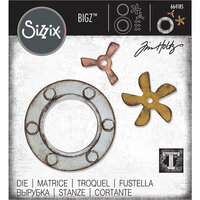 Sizzix - Tim Holtz - Alterations Collection - Bigz Die - Steampunk Parts