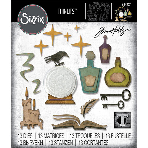 Sizzix - Tim Holtz - Halloween - Thinlits Die - Regions Beyond