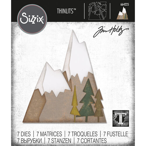 Sizzix - Tim Holtz - Thinlits Dies - Alpine