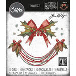 Sizzix - Christmas - Tim Holtz - Thinlits Die - Deck the Halls, Colorize
