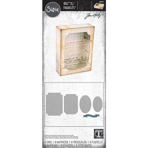 Sizzix - Tim Holtz - Bigz XL Dies with Framelits - Curio Box