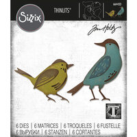 Sizzix - Tim Holtz - Thinlits Die- Feathered Friends