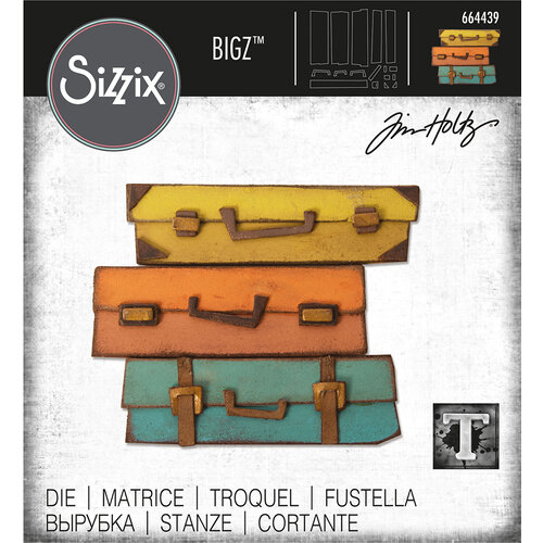 Sizzix - Tim Holtz - Bigz Dies - Baggage Claim