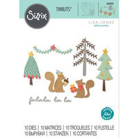Sizzix - Christmas - Thinlits Die - Festive Tails