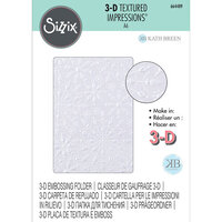 Sizzix - Christmas - 3D Textured Impressions - Embossing Folder - Jeweled Snowflakes