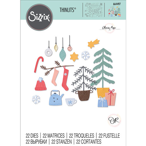 Sizzix - Thinlits Dies - Christmas Cheer