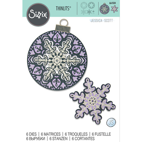 Sizzix - Christmas - Thinlits Die - Layered Snowflake